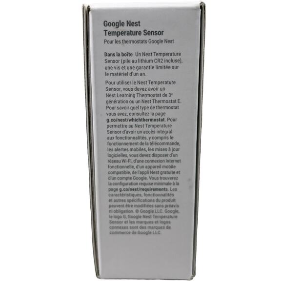 Google Nest Temperature Sensor White New - Picture 6 of 10